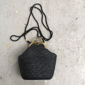 La  Regale straw Bag